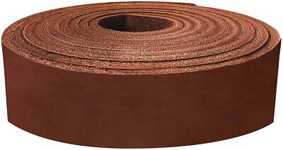 ELW Vegetable Tanned Leather 8-10 oz (3.2-4mm) 72'' to 94'' Leather Belts Straps