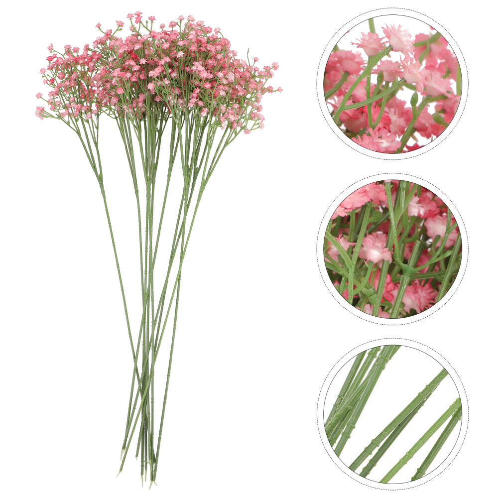 10 Pcs Artificial Flowers for outside Plant Bouquet of Simulated Baby's
