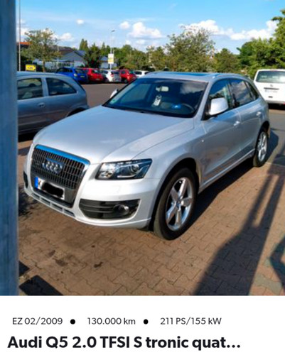 Audi Q5 2.0 TFSI S tronic quattro top Zustand Vollleder Panaroma schiebe Dach