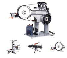 INTBUYING® Variable Speed Belt Sander Knife W/Grinder Frequency Converter 220V