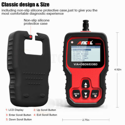 Ancel VD-500 OBD2 Scanner Code Reader Car Diagnostic Tool FOR