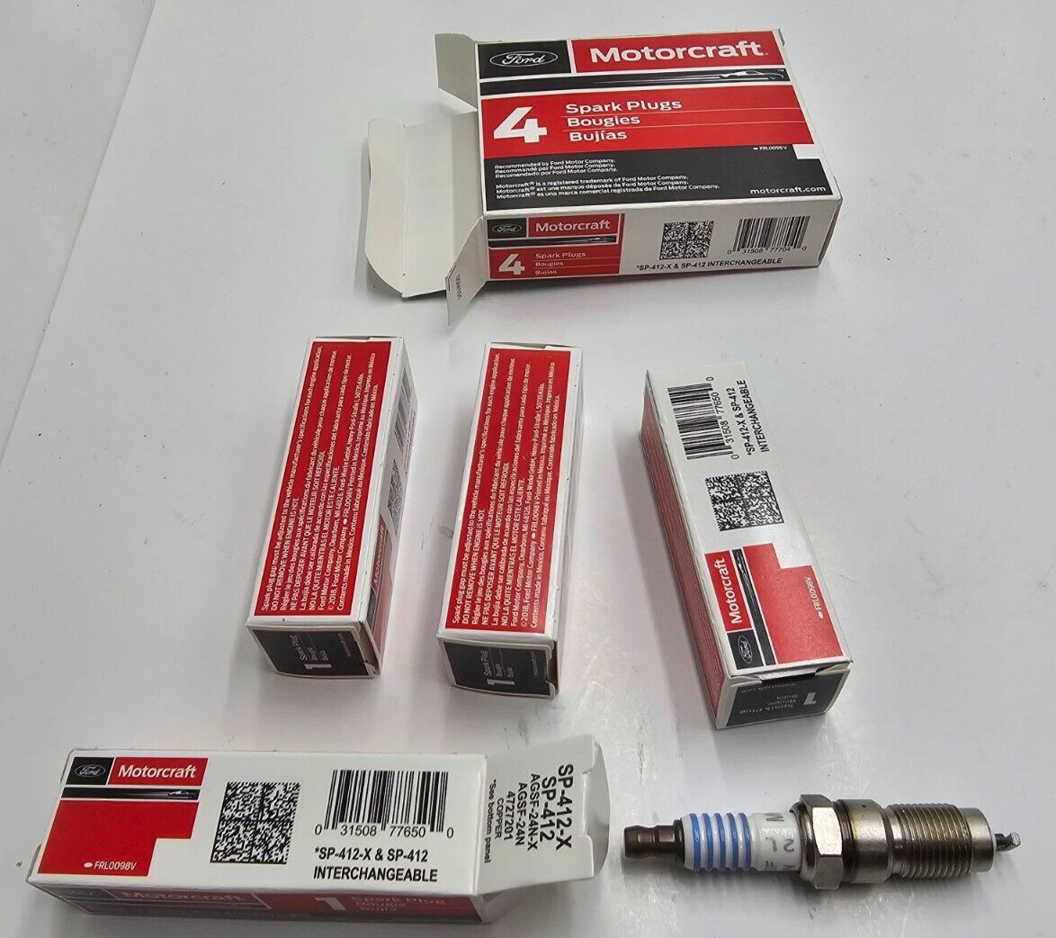 QTY 4 Motorcraft Spark Plug SP-412-X for 06-10 Ford Explorer Mustang Ranger