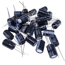 50pcs Electrolytic Capacitors 470uF 470mfd 35V +105℃ Radial 10 x 17mm