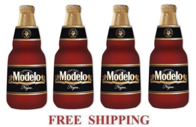 NEGRA MODELO 4 UNIQUE ZIP UP BOTTLE KOOZIE COOLIE COOZIE HUGGIE CORONA NEW