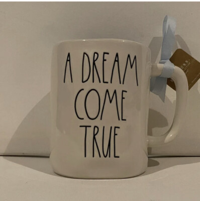 Rae Dunn Disney Cinderella Castle Mug A DREAM COME TRUE Cinderella Princess