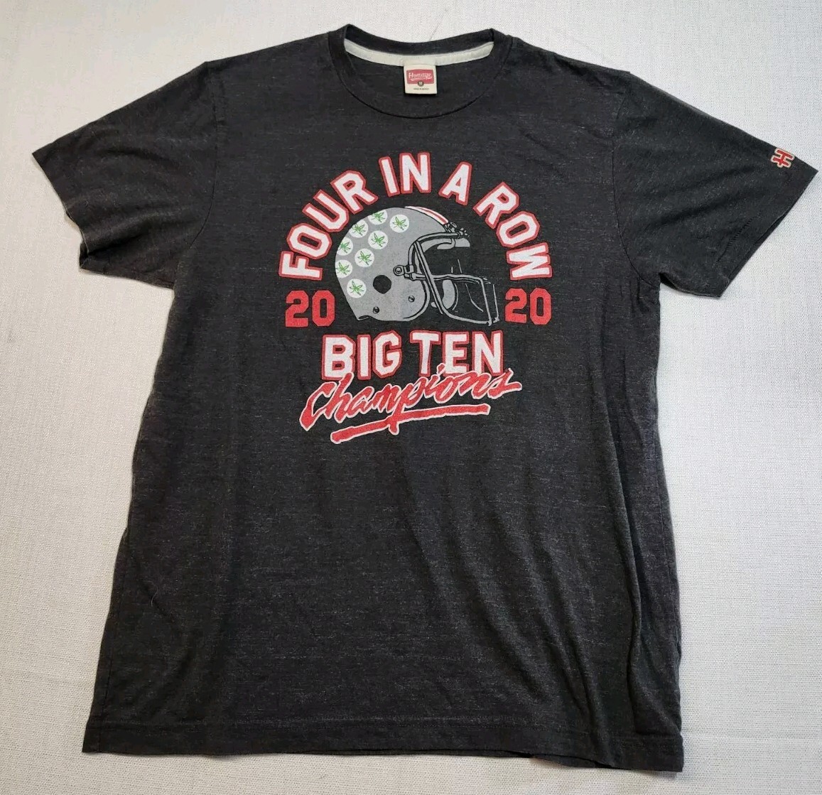 Maglietta Homage Ohio State Buckeyes OSU Big Ten Champions 2020 4 in fila Columbus