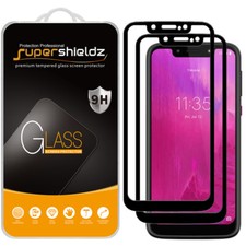 2X Supershieldz Full Cover Tempered Glass Screen Protector for T-Mobile Revvlry