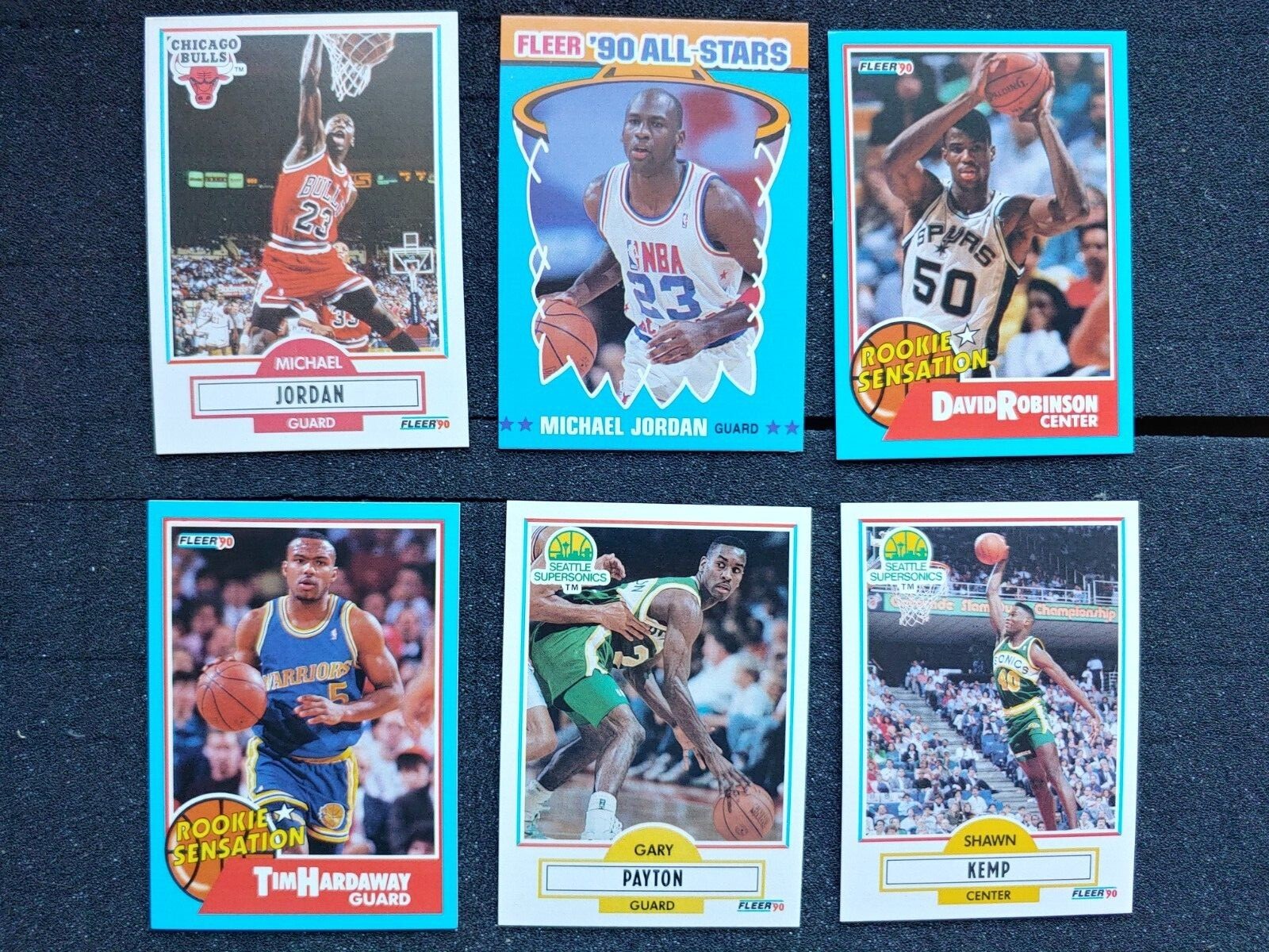 1990-91 Fleer Basketball Complete Set, Stickers, Rookie Sensations, Update  NM-MT | eBay