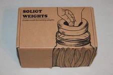 4 Pack of Fermentation Glass Weights, Wide Mouth, Soligt Weights,NEW