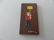 Naive 70s Naive Embossed Wooden Picture - Tonino Capaccioni - 10x19.5cm
