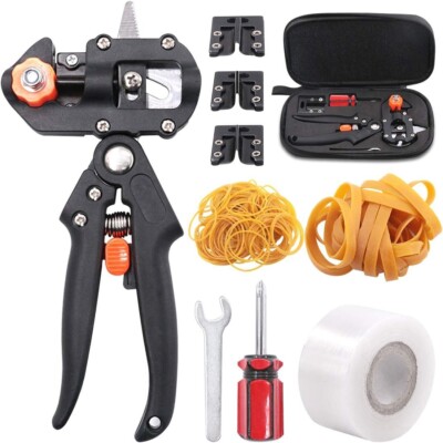 Professional Garden Fruit Tree Plant Pruning Shears Grafting Cutting Tool Kit