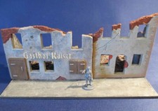 1:72  Diorama - Zubehör: Doppelhaus Ruine 7...