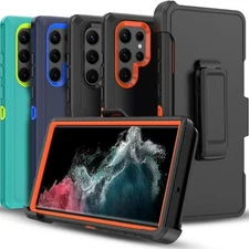 For Samsung Galaxy S25 Ultra S25+ S25 Case Cover Shockproof fits Defender+Screen