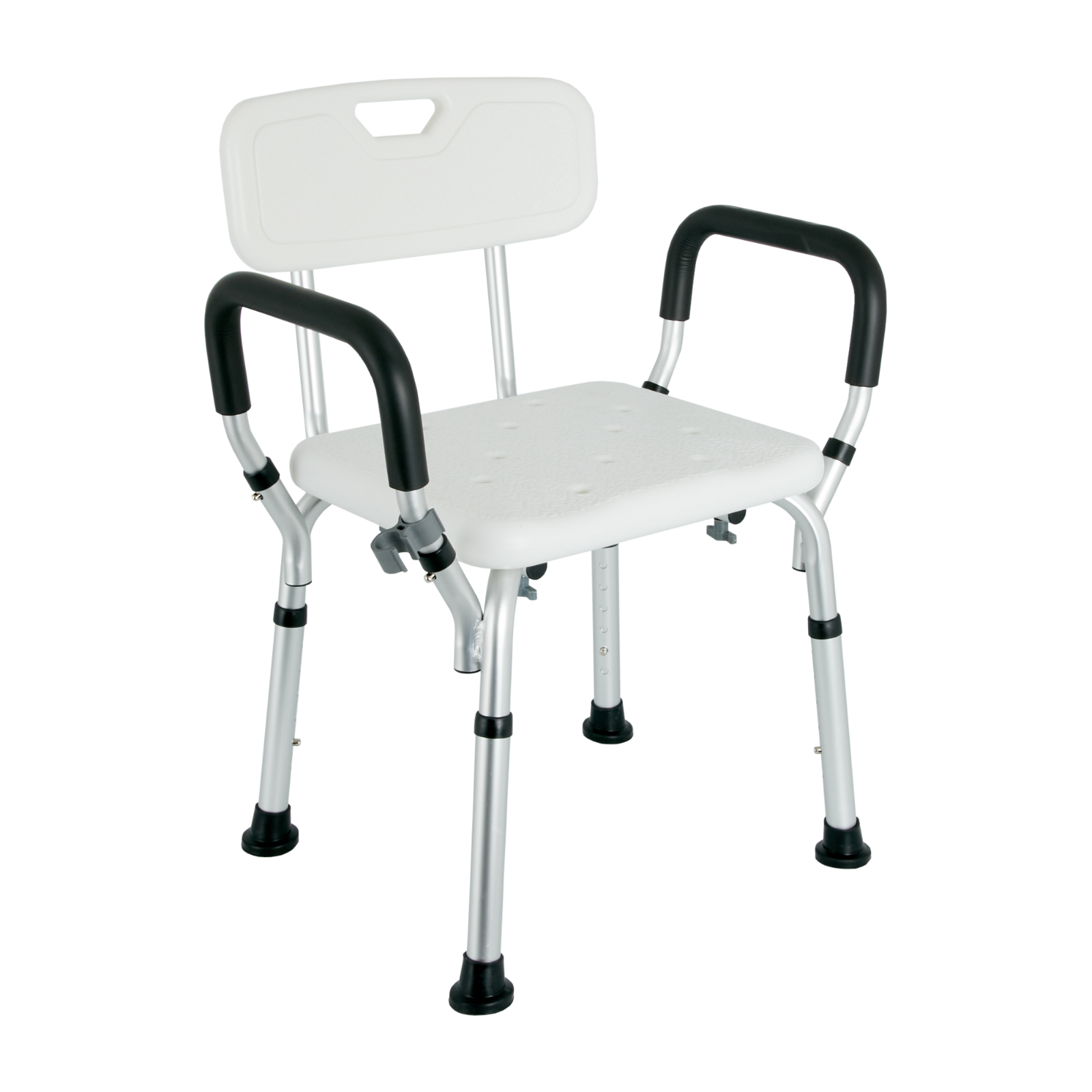 PORTABLE BATH CHAIR SHOWER STOOL SEAT BENCH BATHROOM ADJUSTABLE 5