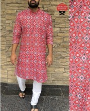 Men's Kurta Pajama Set Indian Traditional Dress for Party, Wedding Cultural Wear