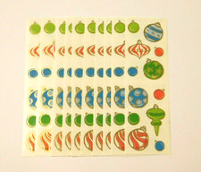 Mrs. Grossman's Stickers Lot 10 Strips Jolly Ornaments Reflections 2010