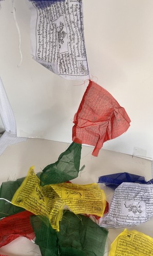 Traditional Tibetan Prayer Flags 15 Feet Long Yoga Buddhist Zen Decor Wind Horse