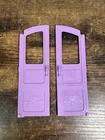 Vintage Fisher Price Loving Family Grande Dollhouse Doll 2 Door Parts Purple