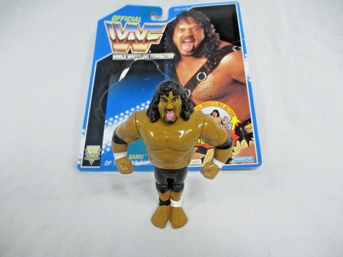 Vintage Hasbro WWF Samu the Headshrinker the Heads...