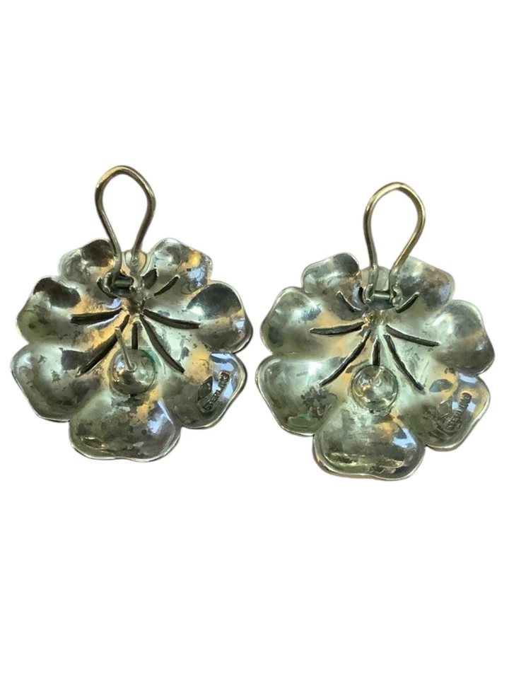 JUDITH JACK 925 纯银夹式和背面复古耳环 — 第 4/4 张图片