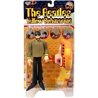 The Beatles - George Harrison with Yellow Submarine Action Figure (7.5'') - McFar
