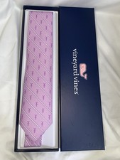 NWT Vineyard Vines NHL Hockey Fights Cancer Mens Tie 100 Silk Made USA