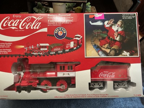 Tren Coca-Cola Navidad 2015 Lionel a pilas 7-11488 ver video | Condition: Used