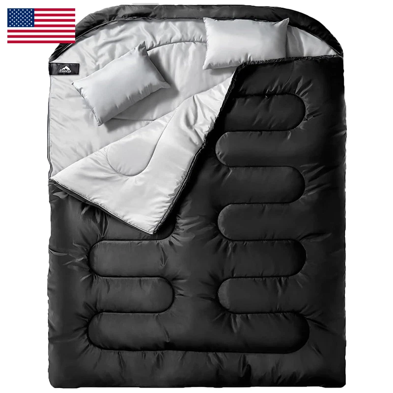 Mereza Double Sleeping Bag For Adults Mens Pillow Xl Queen Size Two Person
Opens in a new window or 