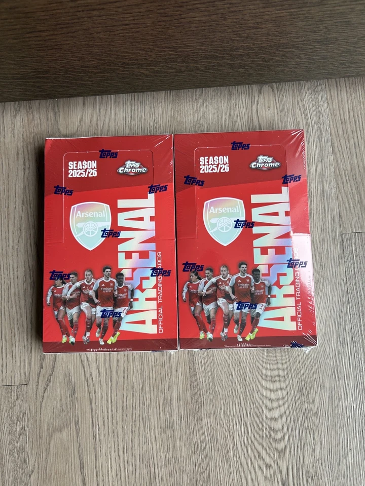 Topps Chrome Arsenal 2025-26 Hobby Box - IN HAND - &