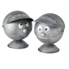 Boltze Sturmaschenbecher Smoky Eisen windsicher Aschenbecher 1 Stück