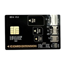 Adaptateur 4 en 1 Carte Test Micro SIM Test Card IC Card Extension G1U65664