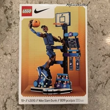 Lego 43010 Nike Slam Dunk 809 Pieces New Sealed BUBBLE WRAPPED!