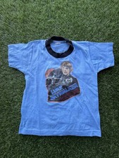 80s Vintage Star Wars Iron-On Kids t-shirt Distressed Luke Return of Jedi Ringer