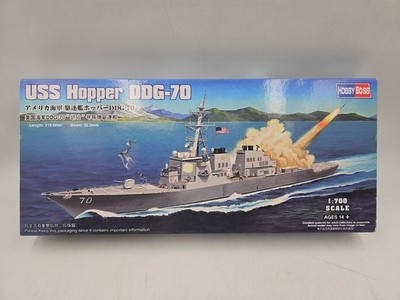 HobbyBoss 83411 USS Hopper DDG-70 Destroyer 1:700 Modellbausatz Neu Sealed Bags