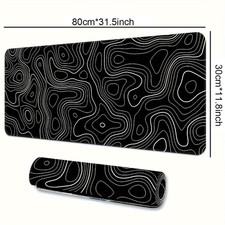 1Pc Large Mouse Pads for Desk, Gaming Mouse Pad, Mouse Pad with Stitched Edges A