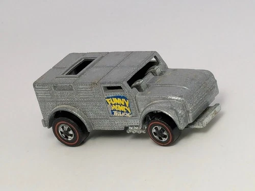 Vintage Hot Wheels Redline 1970 Funny Money Armored Truck Silver Hong Kong