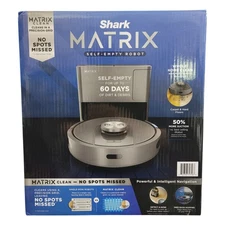 Shark Matrix Self Emptying Robot Vacuum with 60 Day Capacity, Precision Mapping