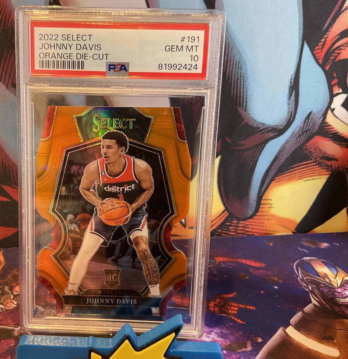🔥2022 Select #191 Orange Die-Cut Serial# 61/65 Rookie Johnny Davis 💎Gem 10