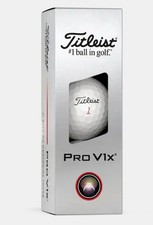 Titleist Pro V1x Golf Balls White 3pk 1 Sleeve 2025