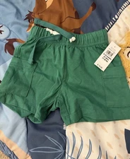 Gap Green Drawstring Shorts 6-12 Months Baby & Toddler, Pockets