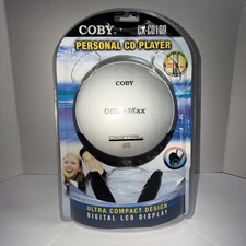  BRAND NEW 2006 COBY Personal Compact CD Player CX-CD109 W/ Stereo Headphones