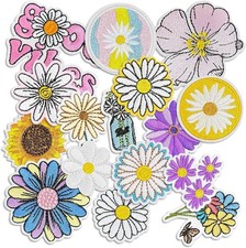 Kawaii Girly Iron On Patches, Cute Embroidery Applique Patches for Clothes 