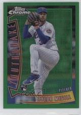2022 Topps Chrome Sonic 1996 Youthquake Green 60/99 Tylor Megill #YQ-13 0gn6