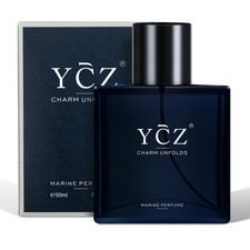YCZ Charm Unfolds Marine Cologne/Perfume for Men - 1.7 fl oz 50ml Natural 