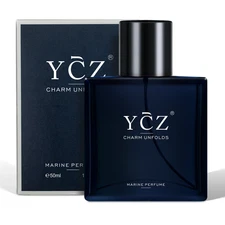 YCZ Charm Unfolds Marine Cologne/Perfume for Men - 1.7 fl oz (50ml) Natural #