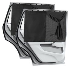 Car Window Shades with 8 Strong Magnets-26.8"x19.7" Dual Layer Car Rear/Side