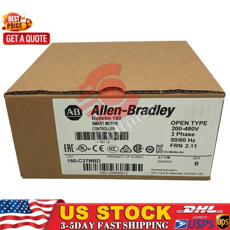 AB 150-C37NBD Soft Starters SMC-3 37A Smart Motor Controller New US Free Tax