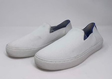 Rothy  s The Original Slip On Sneaker Women's 7 Bright White Textile Minimalist