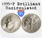 1995-P Roosevelt Dime 10c - BRILLIANT UNCIRCULATED (BU)