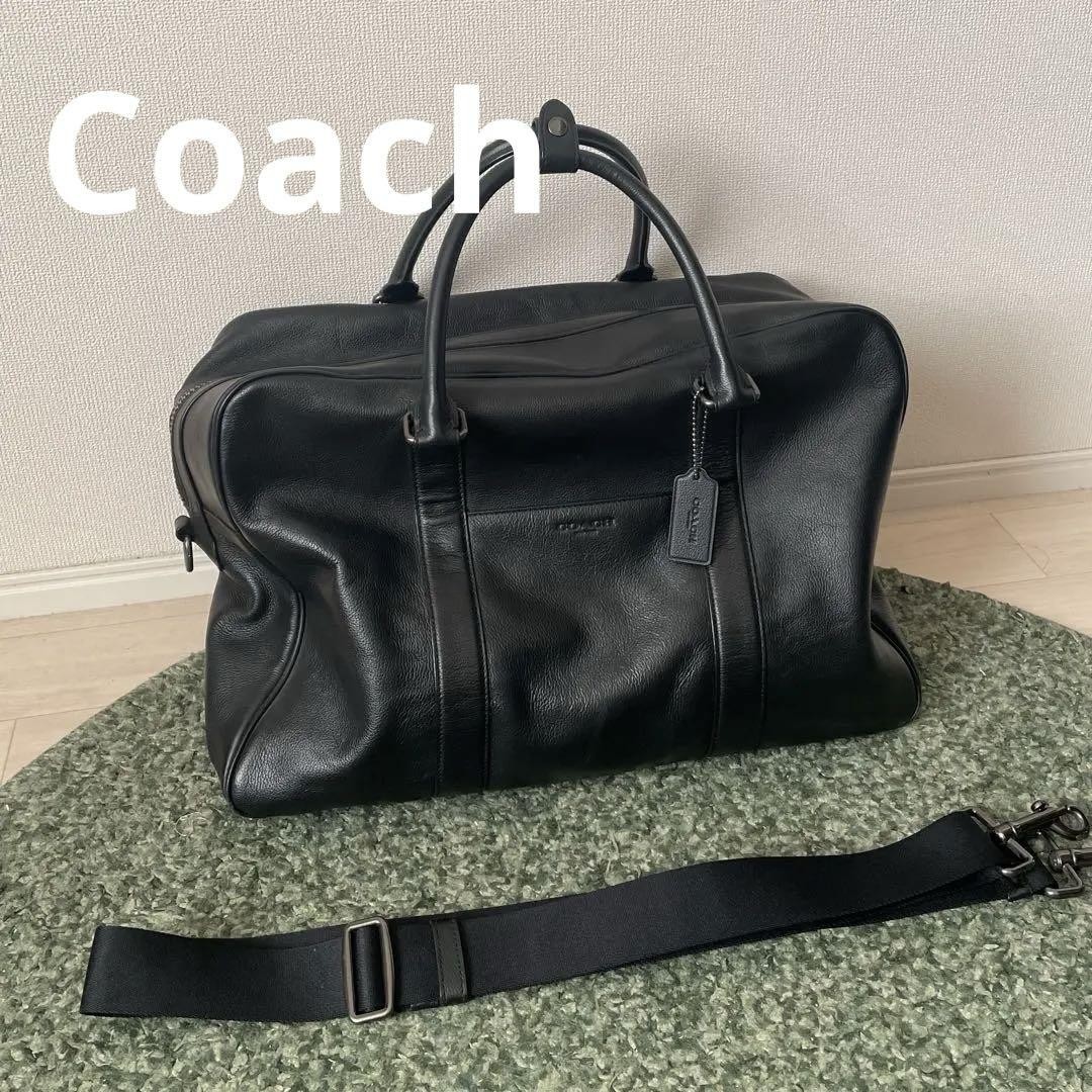 Coach コーチ Trekker Bag 2way レザーボストンバッグ COACH コーチメンズバッグ 2WAY レザーボストンバッグ 新入荷